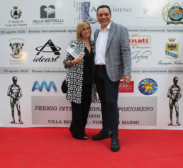 Igor Righetti con la regista e produttrice Carlotta Bolognini